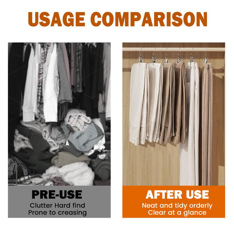 Boot Hangers for Closet 16 Counts, Boot Clips for Hanging, Space Saving Hanging Boot Rack, Multi Function Hooks Clothes for Home, Travel, Pants, Socks, Handbags