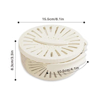 2-In-1 Fruit Drain Basket Vegetable Washing Basket with Foldable Handle Refrigerator Crisper Storage Bowl for Home Kitchen